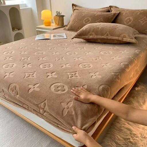 تصویر 2 از روتختی دو نفره پهن دور کش دار مناسب تخت های بزرگ